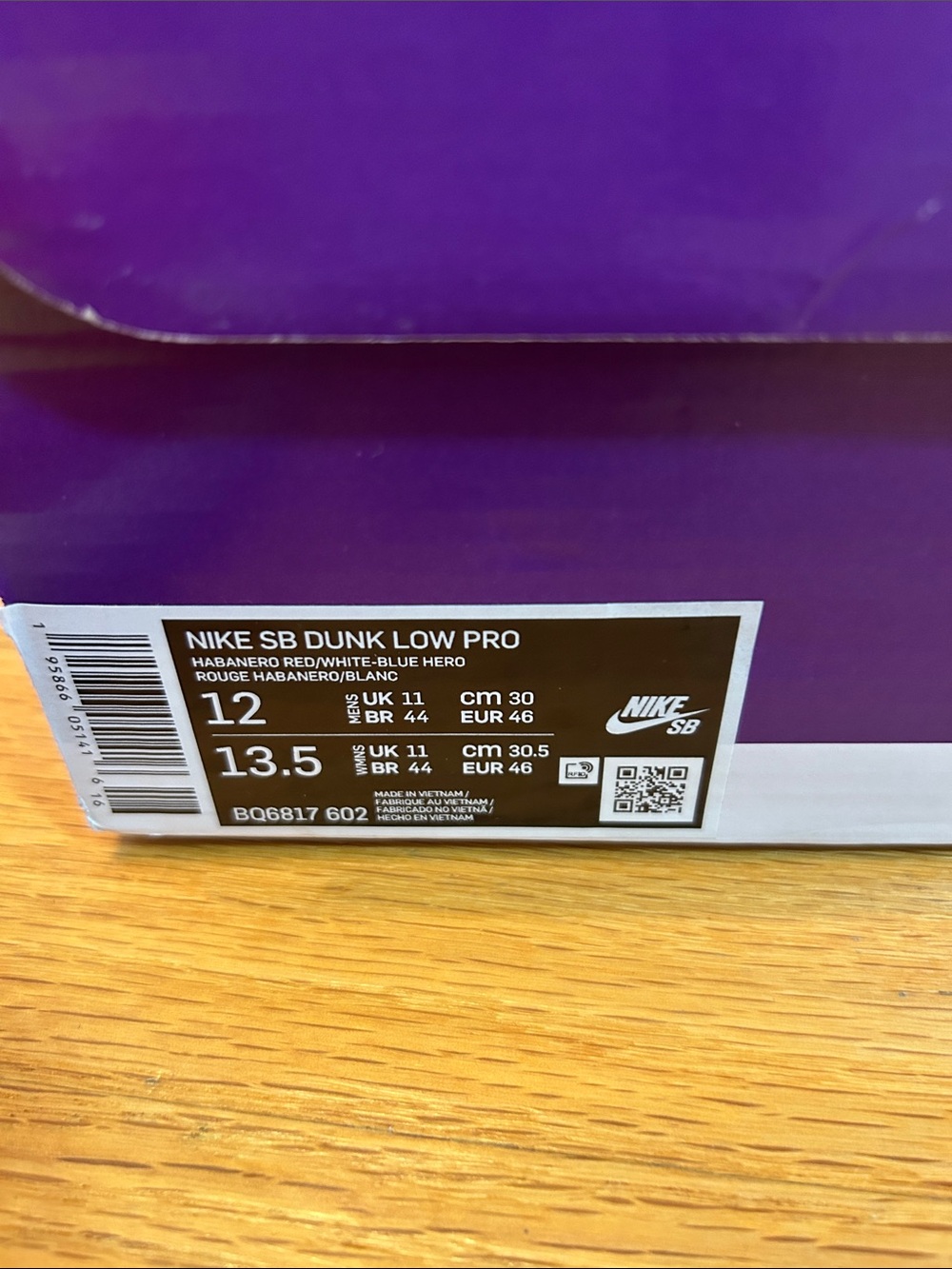 Bart Simpson Nike Dunk Low Pro Sneakers in Red, Yellow & Blue - Picture 6 of 6